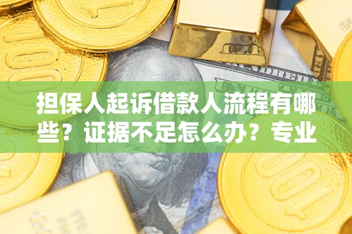 济南担保人起诉借款人流程有哪些？证据不足怎么办？专业律师解答