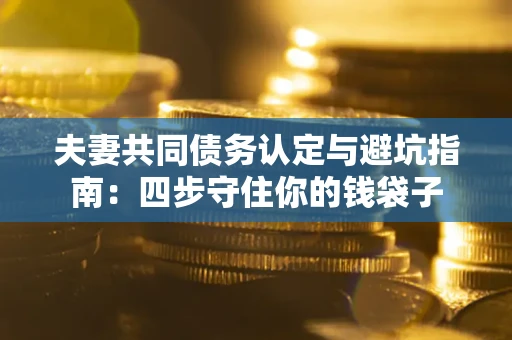 济南夫妻共同债务认定与避坑指南：四步守住你的钱袋子