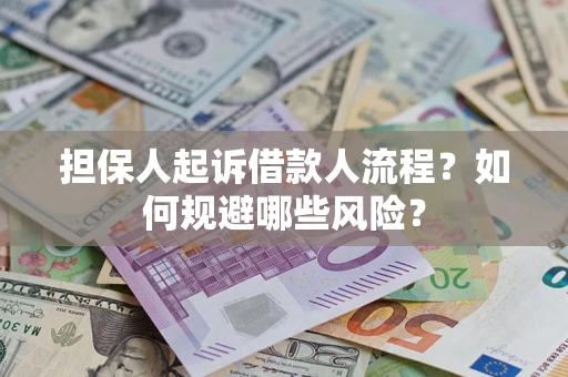 济南担保人起诉借款人流程？如何规避哪些风险？
